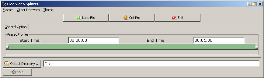 free Video Splitter Freeware image