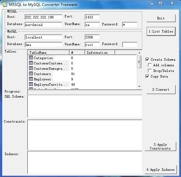 SQL to MySQL Converter image