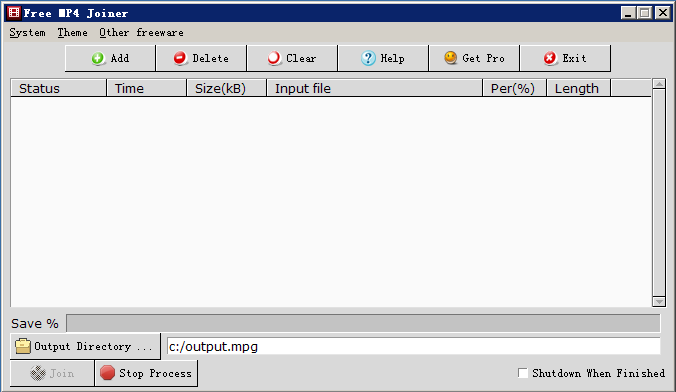 Free MP4 joiners 3.0.1 full