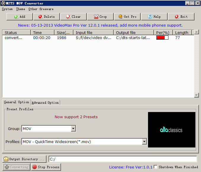 M2TS MOV Converter image