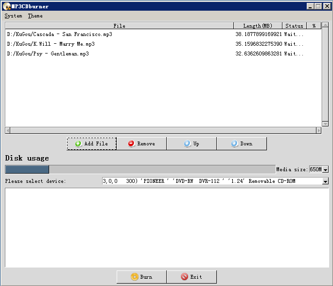 Windows 7 MP3CDburner 1.0.1 full
